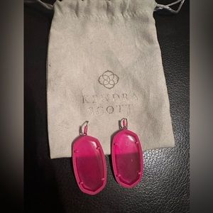 Pink Kendra Scott earrings